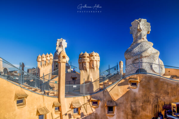 Sur les toits de la Casa Milà