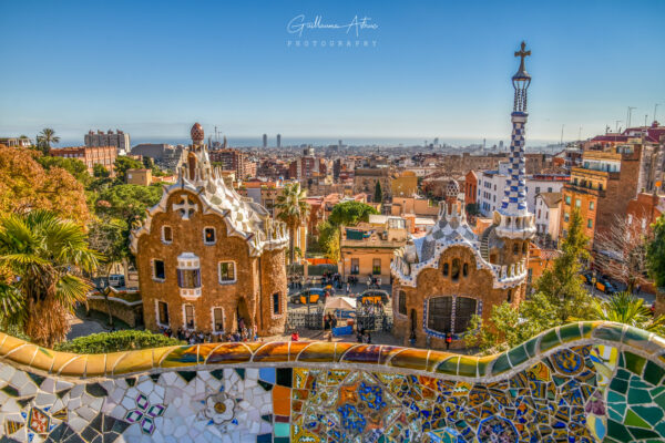 Le parc Güell à Barcelone