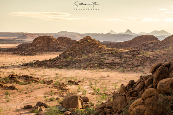 Photo d'un paysage en namibie