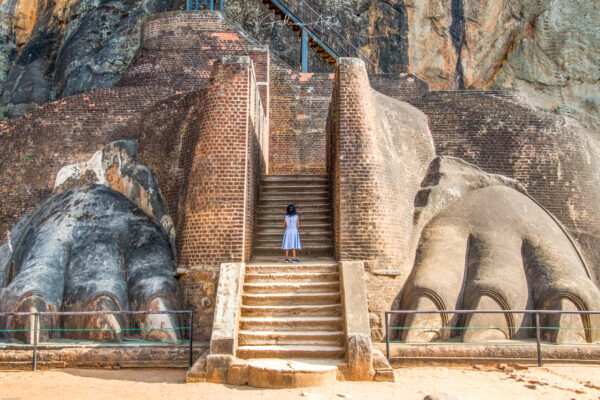 Sigiriya « le rocher du lion » au Sri Lanka