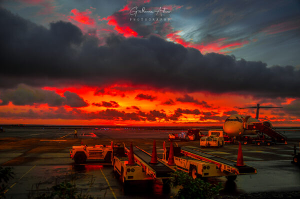 Le ciel en feu à Hawaii