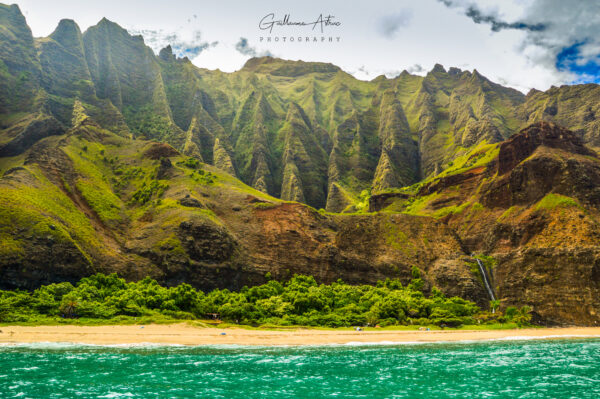 La Napali Coast à Kauai, Hawaii