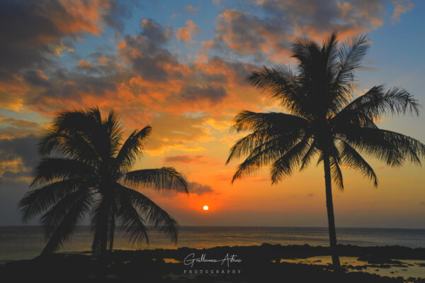 Coucher de soleil Hawaiien