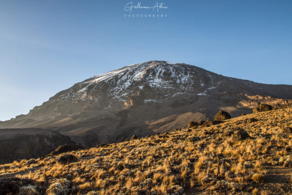 Le Kilimandjaro vu depuis Karanga Camp