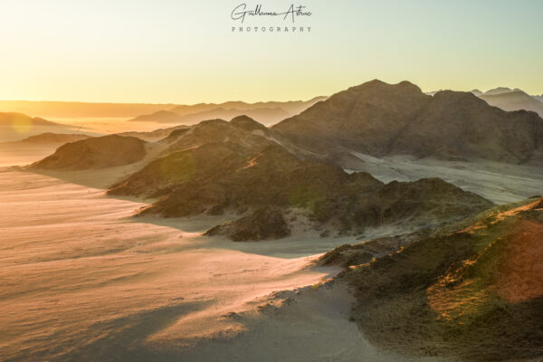 Le Désert du Namib vu du ciel