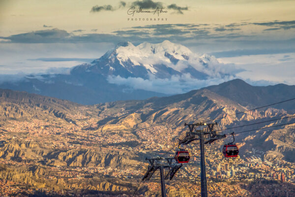 Vue sur La paz depuis El Alto