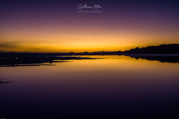 Fin de journée sur le Salar d’Uyuni