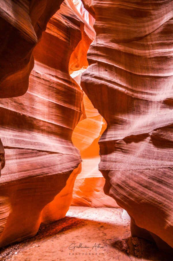 Les textures de Antelope Canyon en Arizona