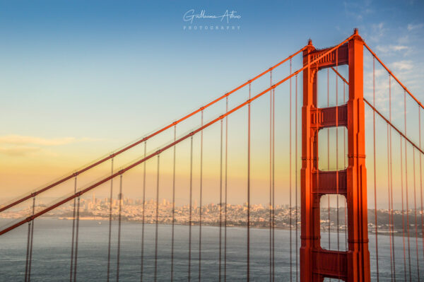A travers le Golden Gate à San Francisco