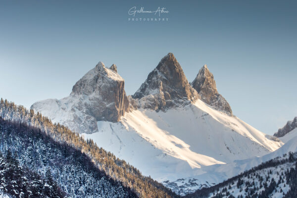 Gros plan sur les Aiguilles d’Arves