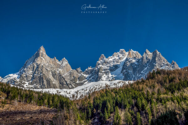 Massif du Mont Blanc à Chamonix