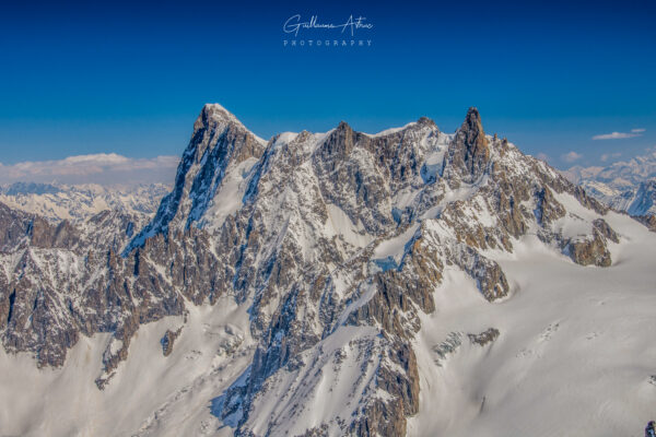 Les Grandes Jorasses dans le massif du Mont Blanc