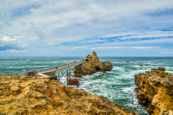 Le Rocher de la Vierge à Biarritz