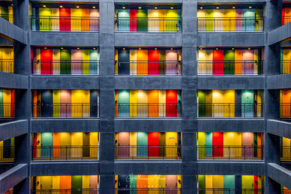 Portes colorées à Tokyo