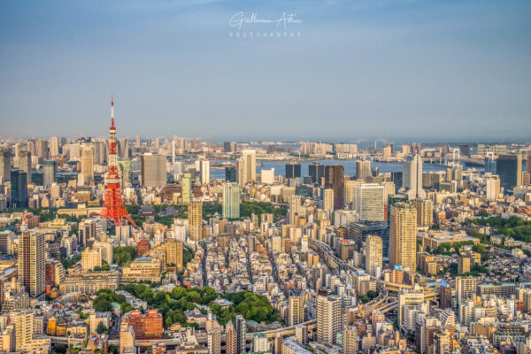 Vue de Tokyo au Japon