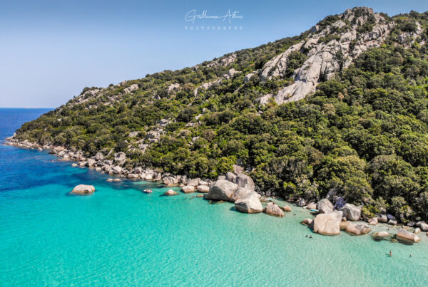 La plage paradisiaque de Santa Giulia