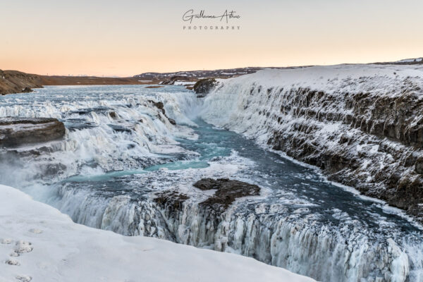 La cascade Islandaise de Gullfoss