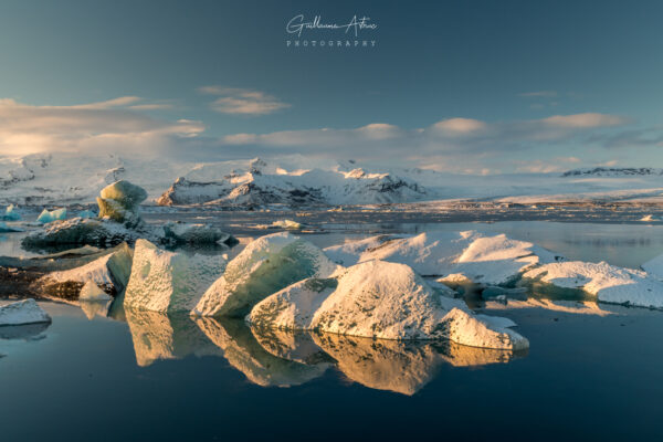 La lagune glaciaire de Jökulsárlón en Islande