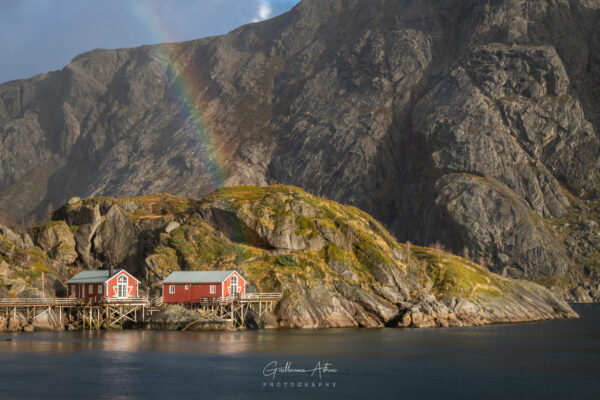 Lumière divine sur Nusfjord