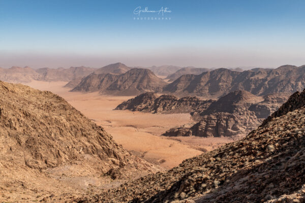 Un peu de hauteur sur le désert de Wadi Rum