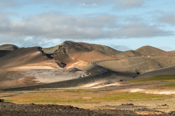 Paysage volcanique autour de Myvatn